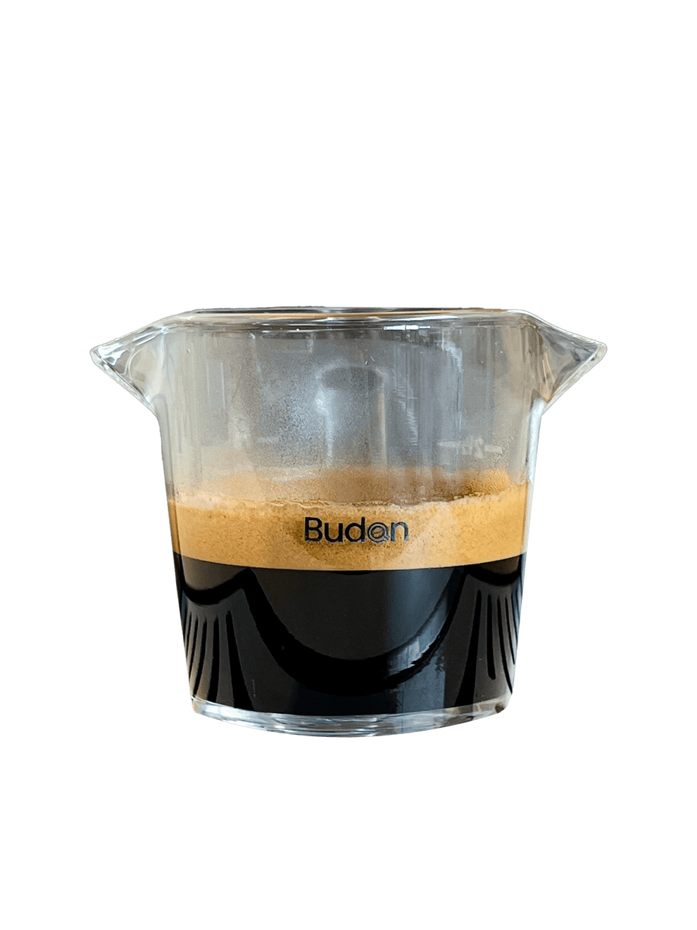 Budan Double Spout Shot Glass for Espresso