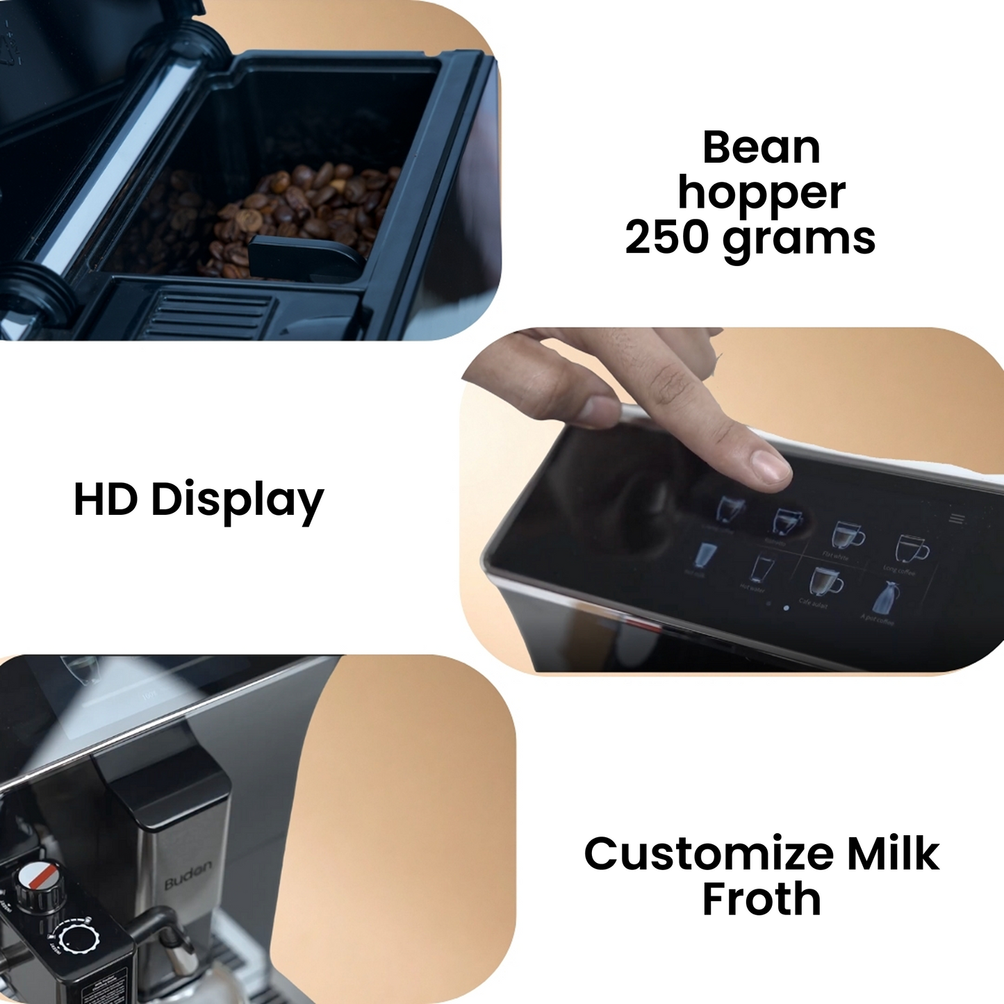 Budan X7 Fully Automatic Coffee Machine