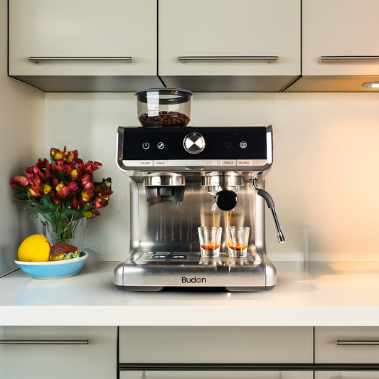 Budan Espresso Machine with In Built Grinder