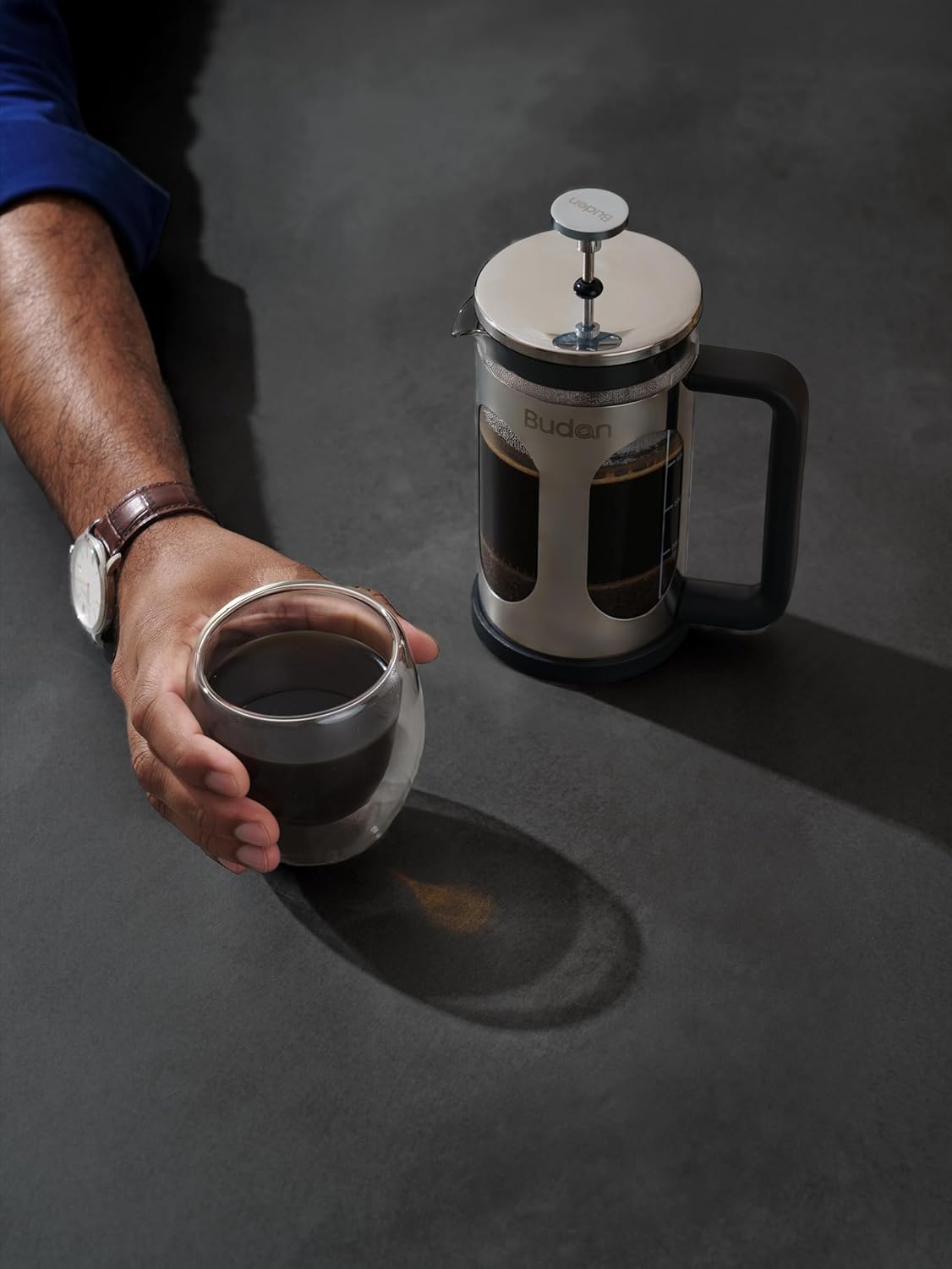 Budan Stainless Steel French Press