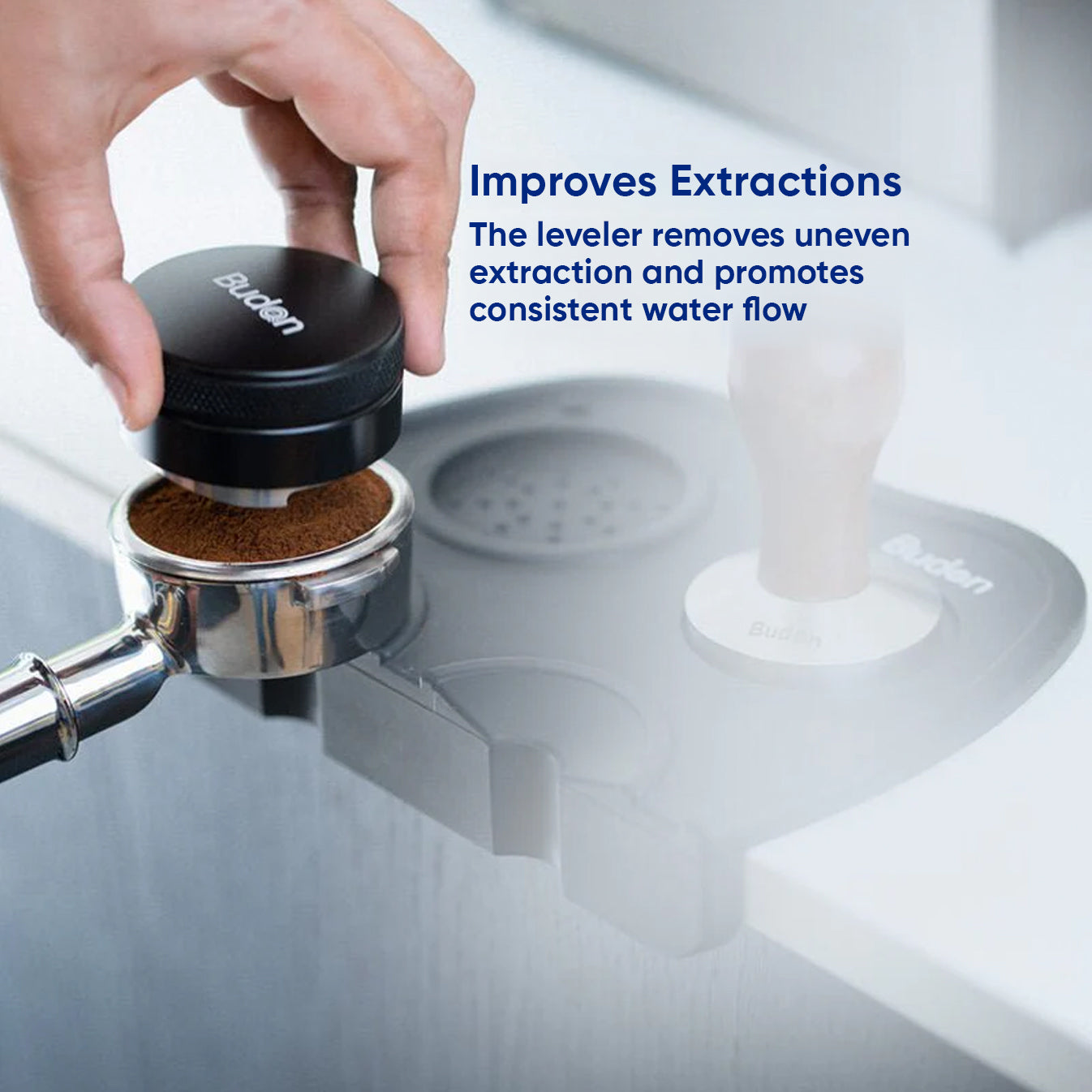 Budan 58mm Coffee Leveler & Distributor