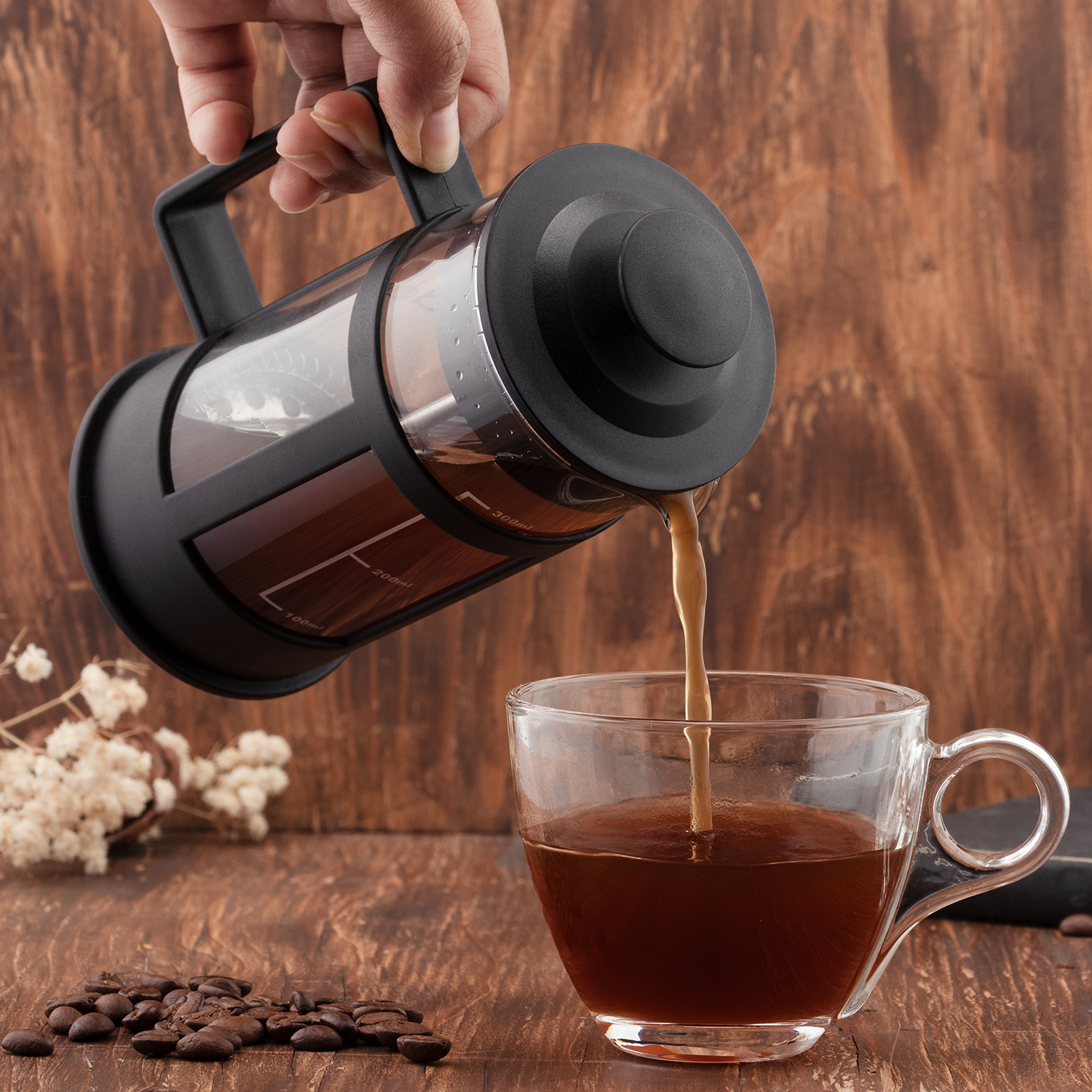 Budan Black French Press 350 ml