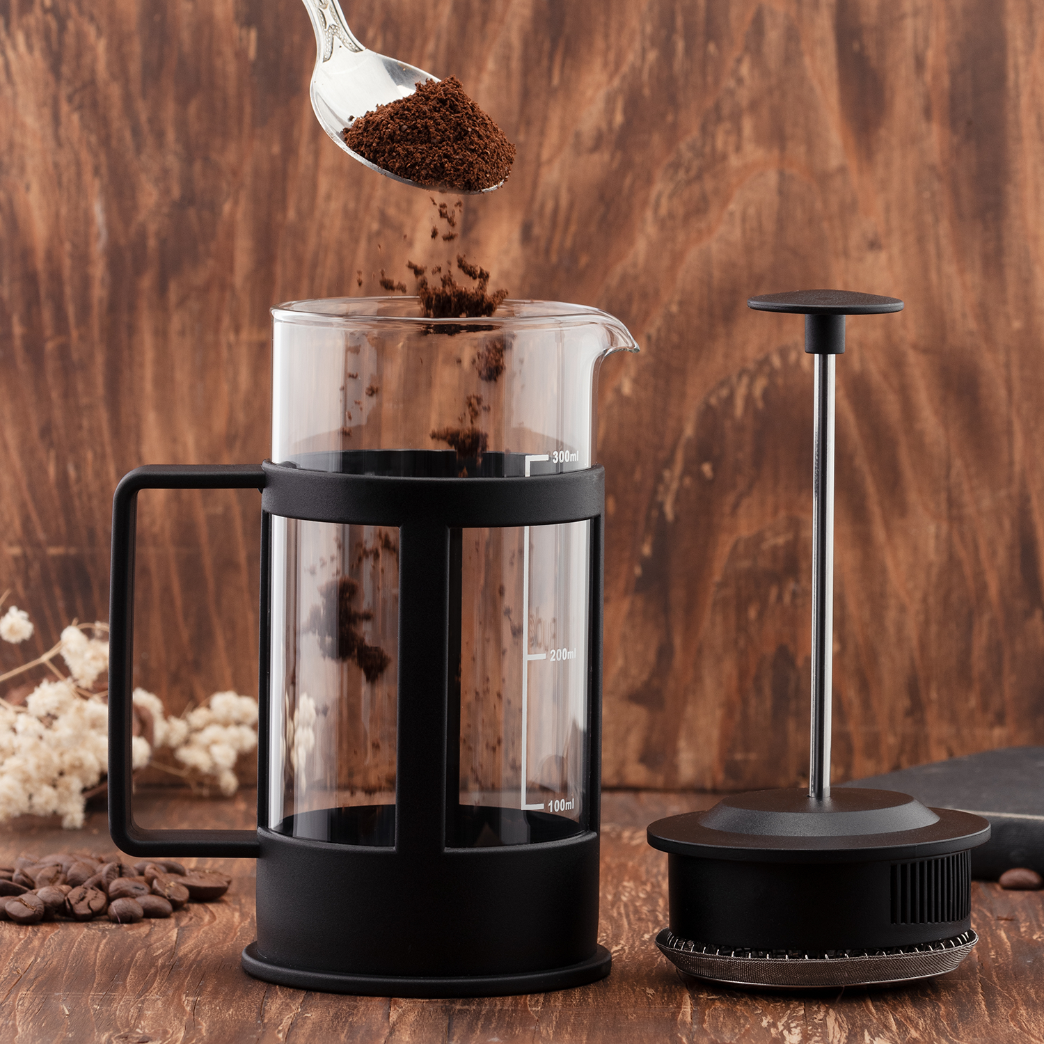 Budan Black French Press 350 ml