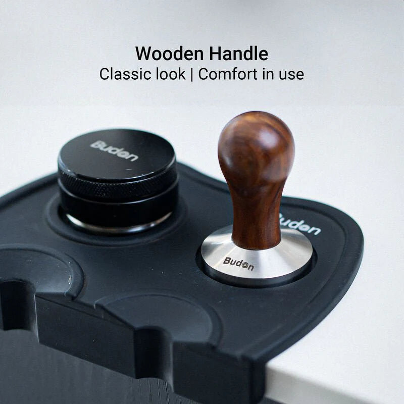 Budan Coffee Tamper - Wooden Handle