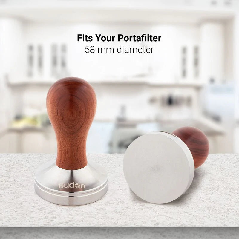 Budan Coffee Tamper - Wooden Handle