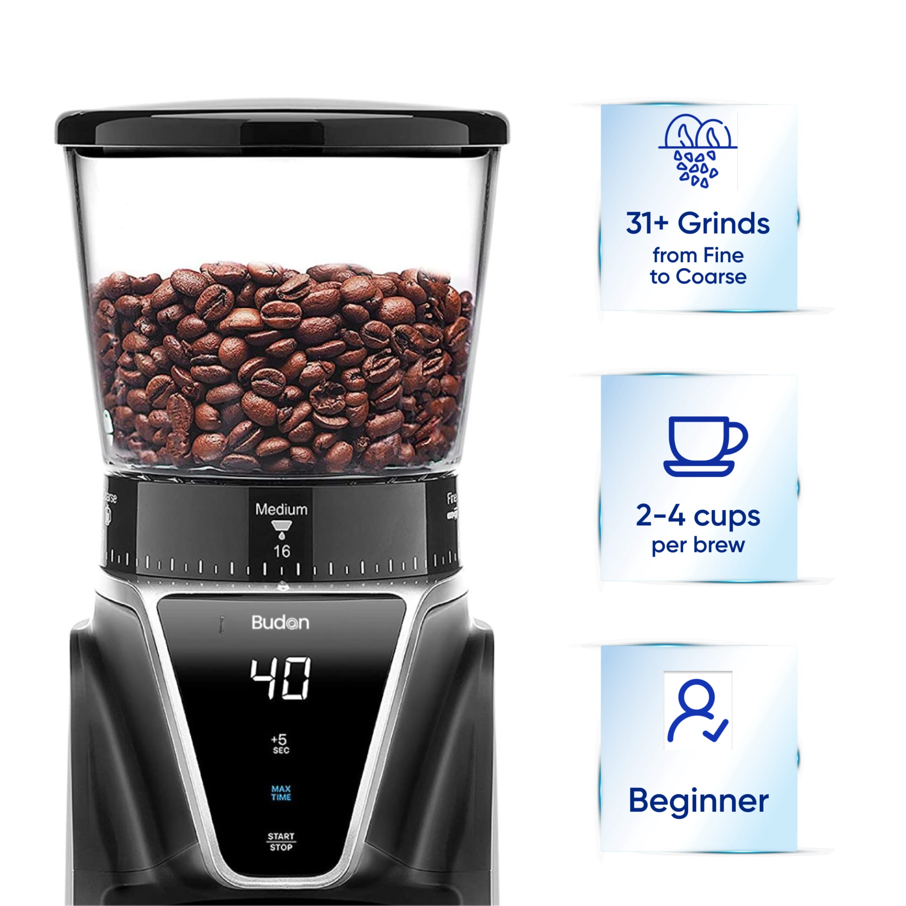 Budan Electric Espresso Grinder